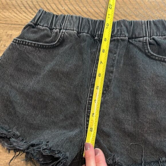 (3/$15) Forever 21 pull on high waist denim shorts size XS - Picture 6 of 7